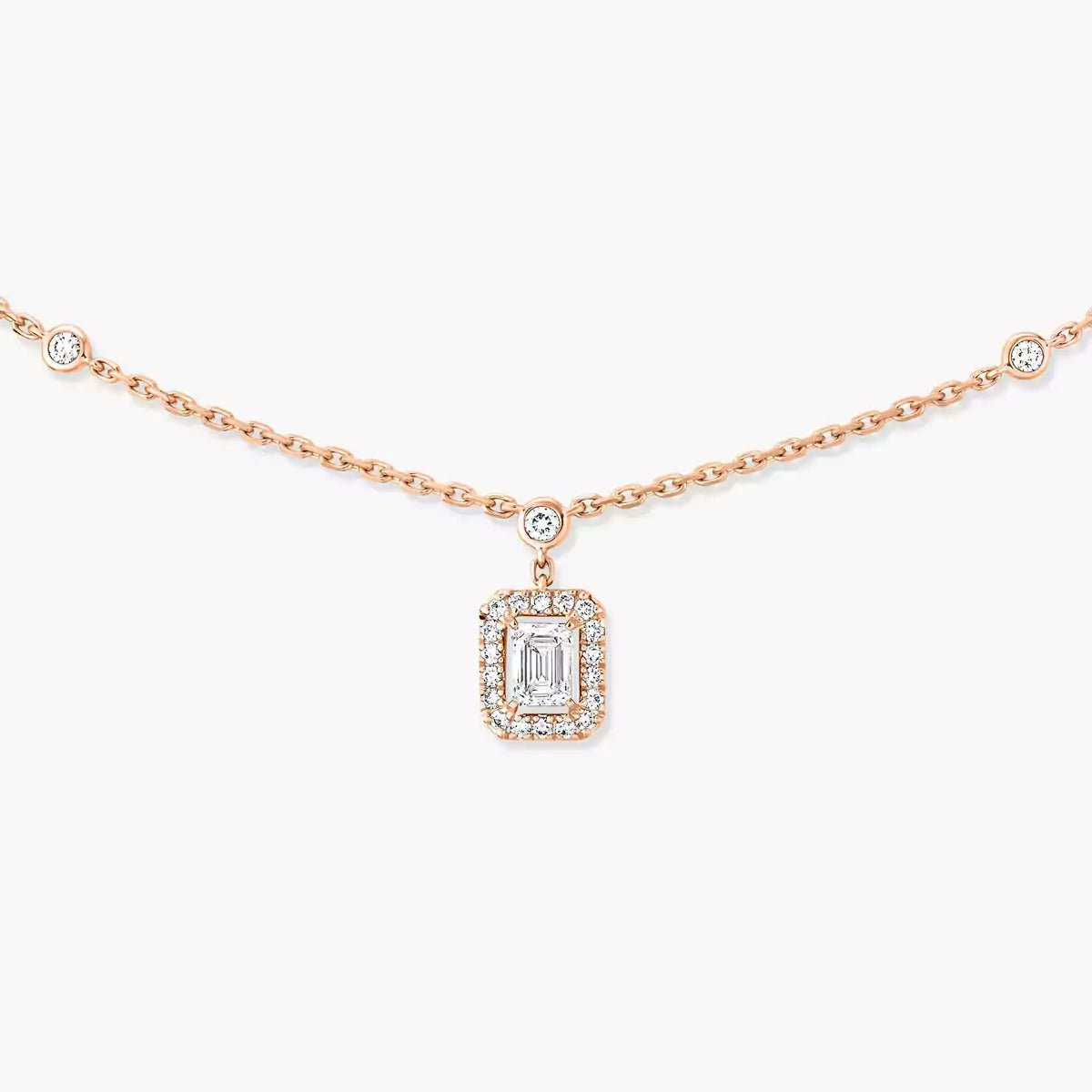 [Shinejoy]My Twin Diamond Necklace in Silver