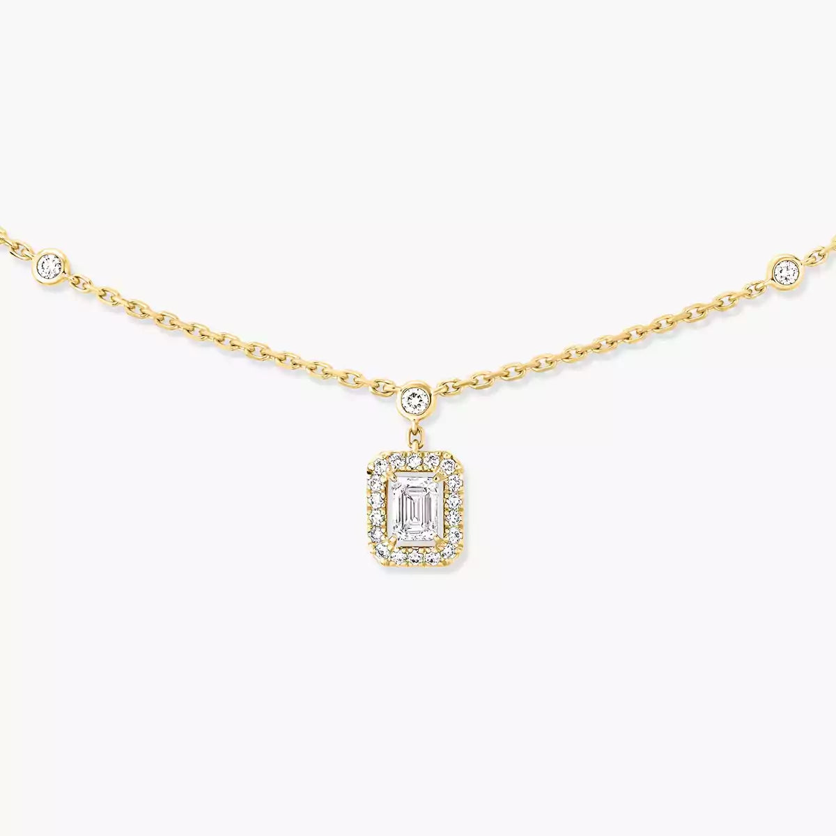 [Shinejoy]My Twin Diamond Necklace in Silver