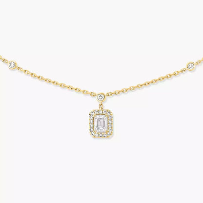 [Shinejoy]My Twin Diamond Necklace in Silver