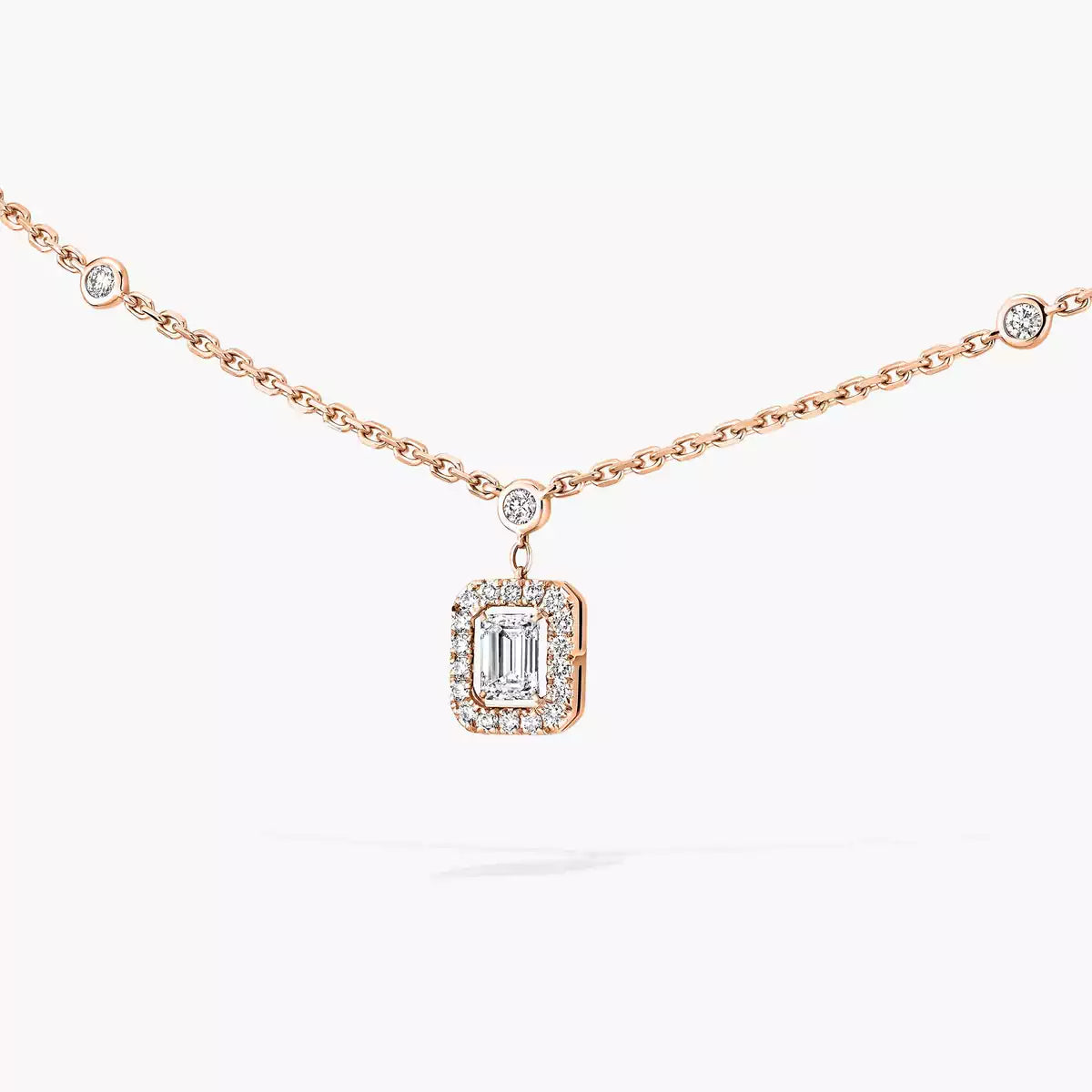 [Shinejoy]My Twin Diamond Necklace in Silver