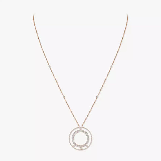 [Shinejoy]Collier en diamant Romane Long Pave_-Set