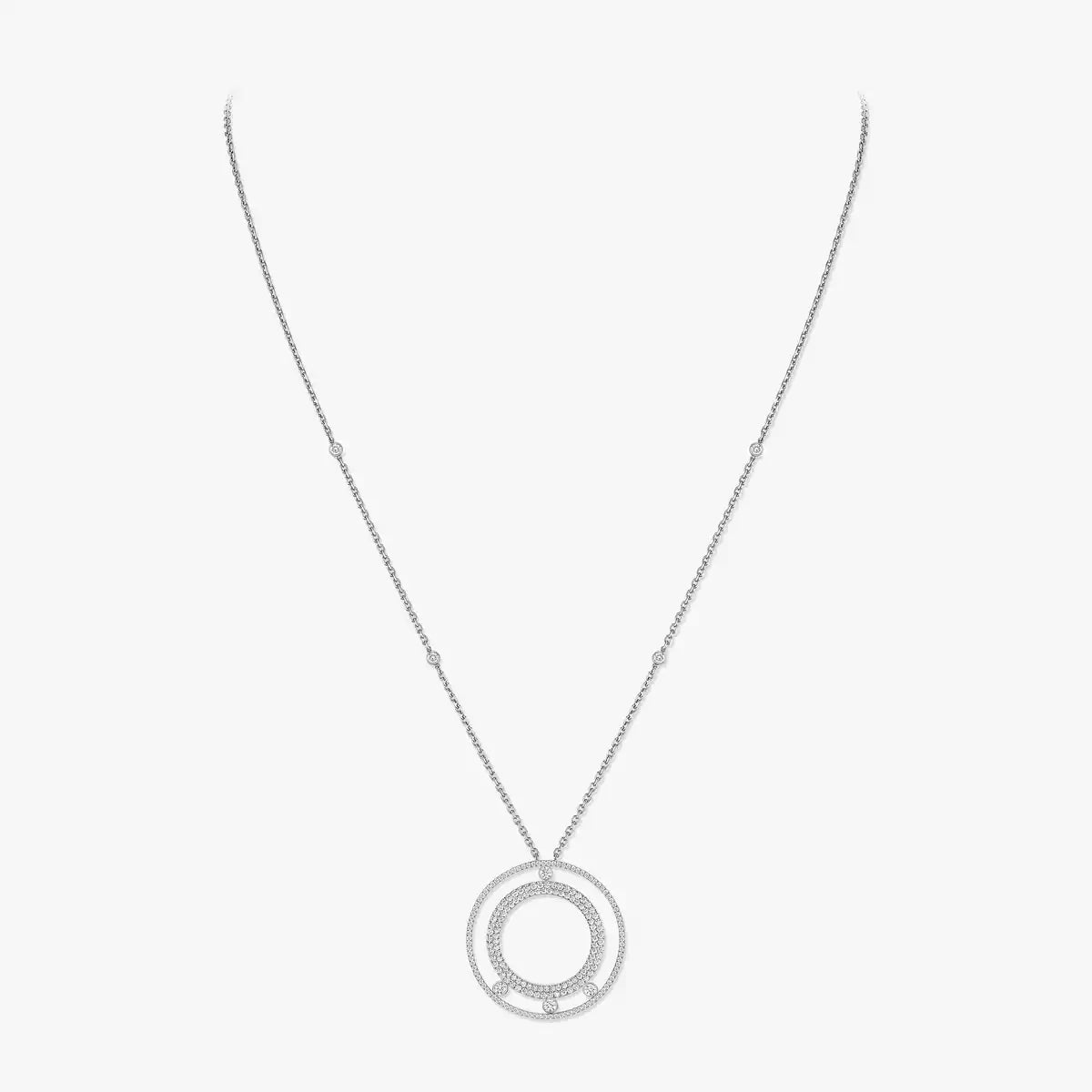 [Shinejoy]Move Romane Long Pave_-Set Diamond Necklace