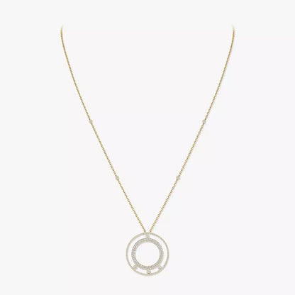 [Shinejoy]Move Romane Long Pave_-Set Diamond Necklace