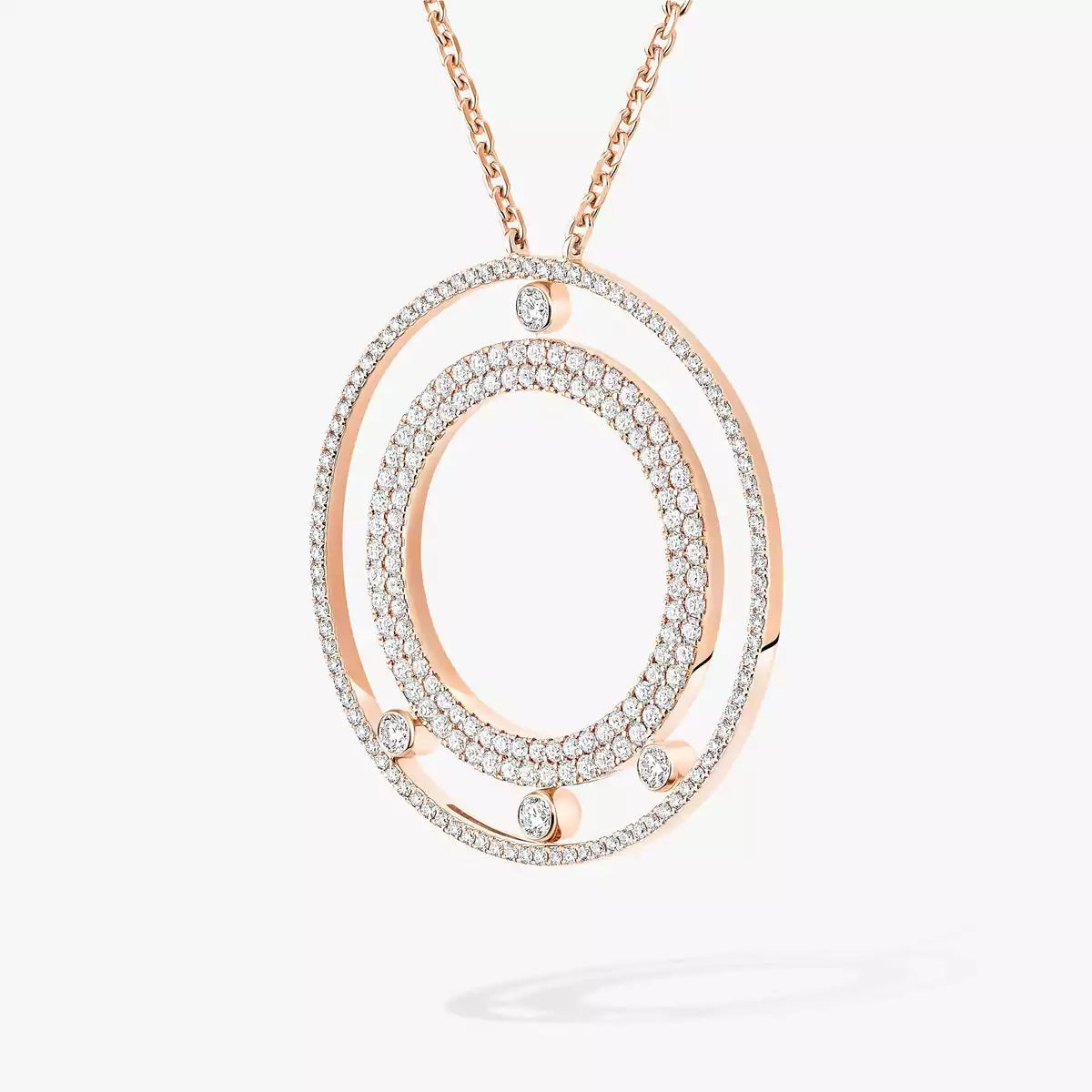 [Shinejoy]Move Romane Long Pave_-Set Diamond Necklace