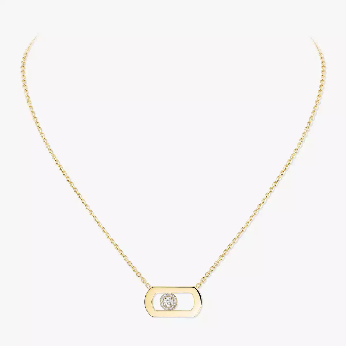 [Shinejoy]So Move Diamond Necklace in Gold