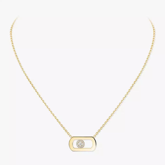 [Shinejoy]Collier So Move Diamant en Or