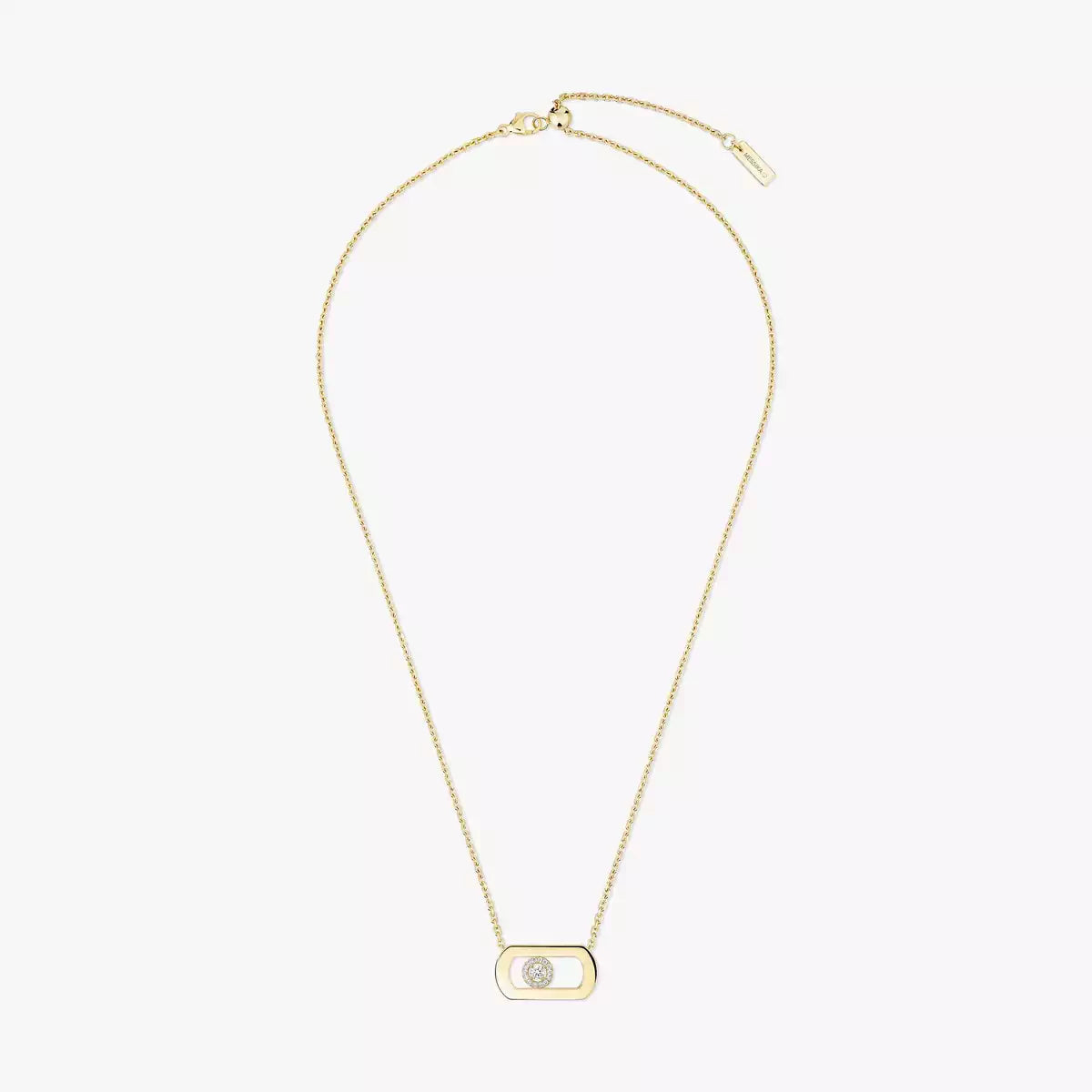 [Shinejoy]So Move Diamond Necklace in Gold