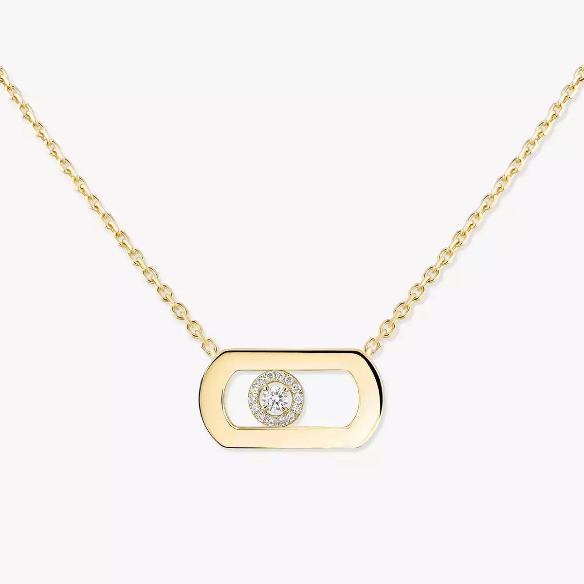 [Shinejoy]So Move Diamond Necklace in Gold