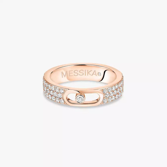 [Shinejoy]Bague de Mariage Diamant Pave Move Joaillerie