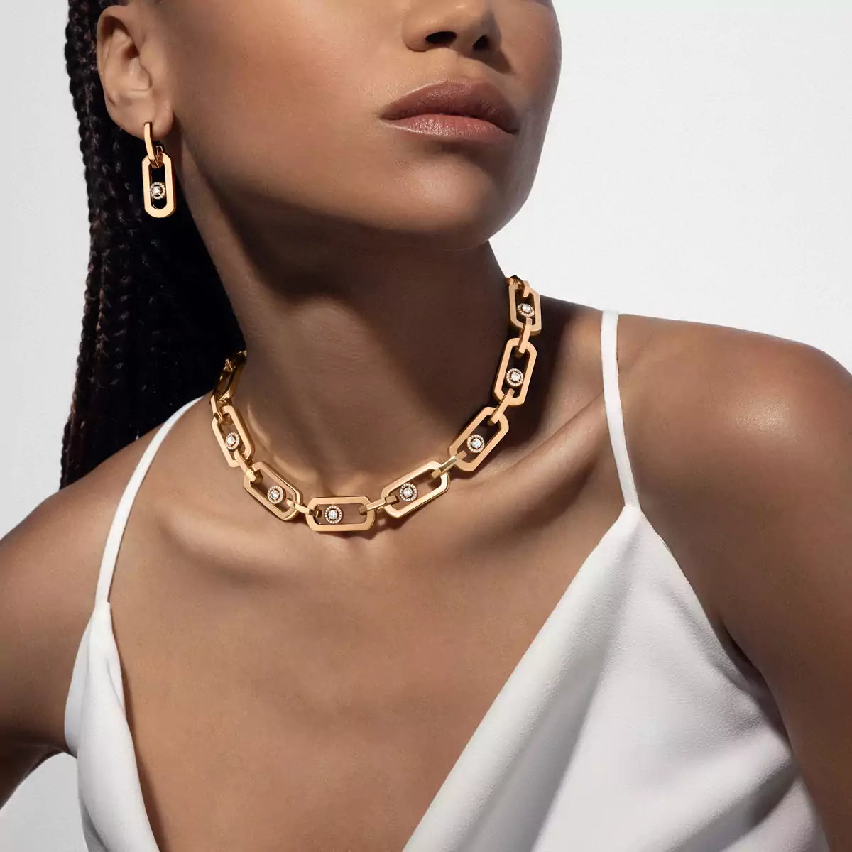 [Shinejoy]So Move XL Diamond Pendant Earrings
