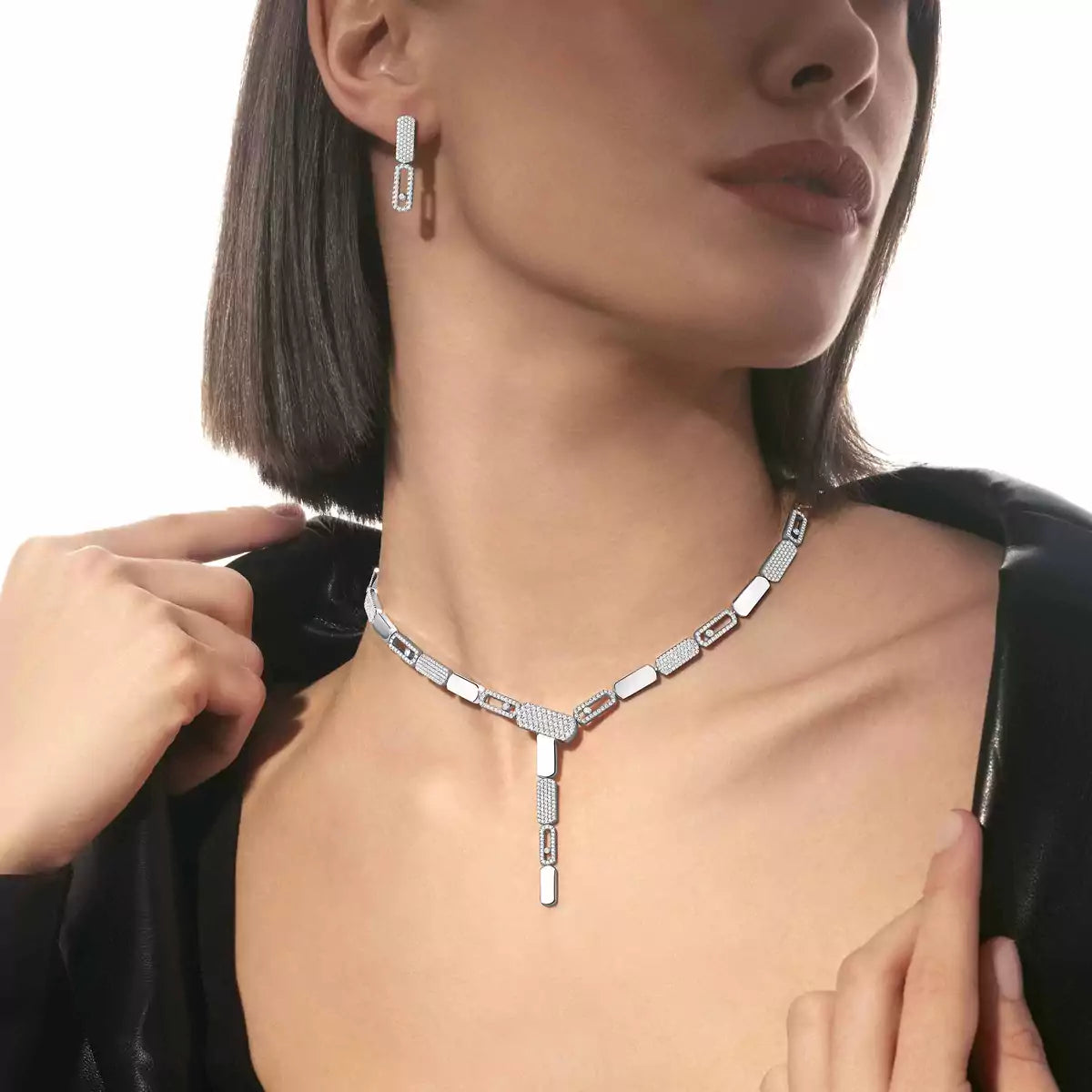 [Shinejoy]Imperial Move SM Diamond Earrings