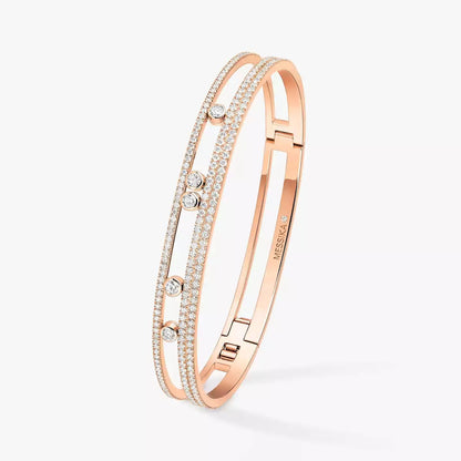 [Shinejoy]Move Romane pavé bangle