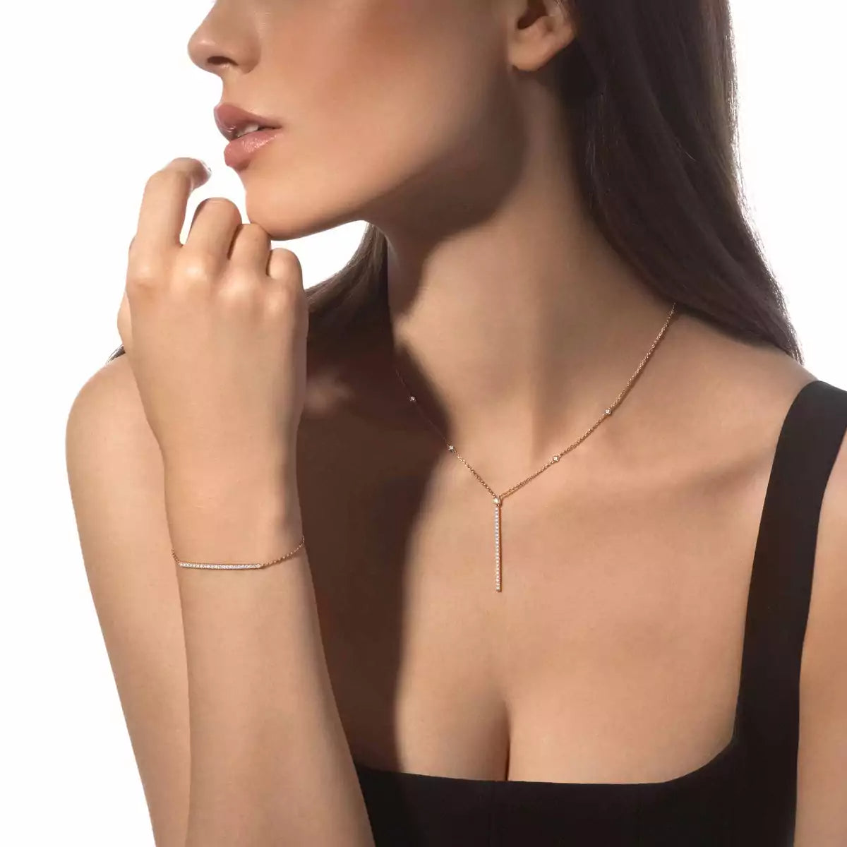 [Shinejoy]Diamond Thin Bangle 0.15ct My Twin Toi & Moi