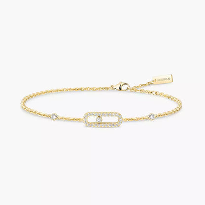 [Shinejoy]Move Uno Diamond Bracelet