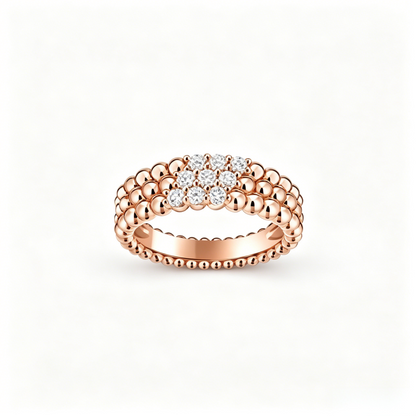 [Shinejoy] THREE-ROW DIAMOND RING