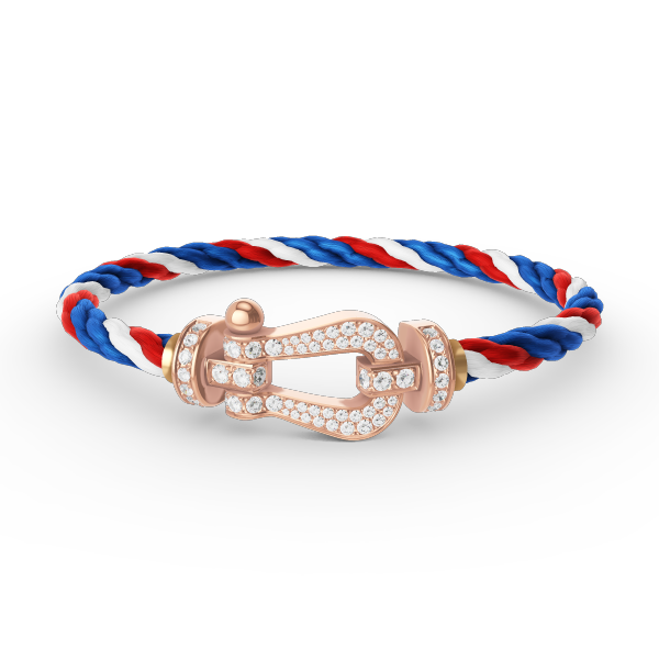[Shinejoy]FORCE LARGE HORSESHOE FULL DIAMOND BRACELET ROSE GOLD