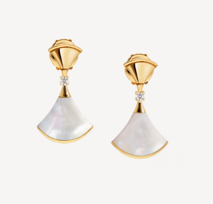 [Shinejoy]DREAM MOP 1 DIAMOND EARRINGS