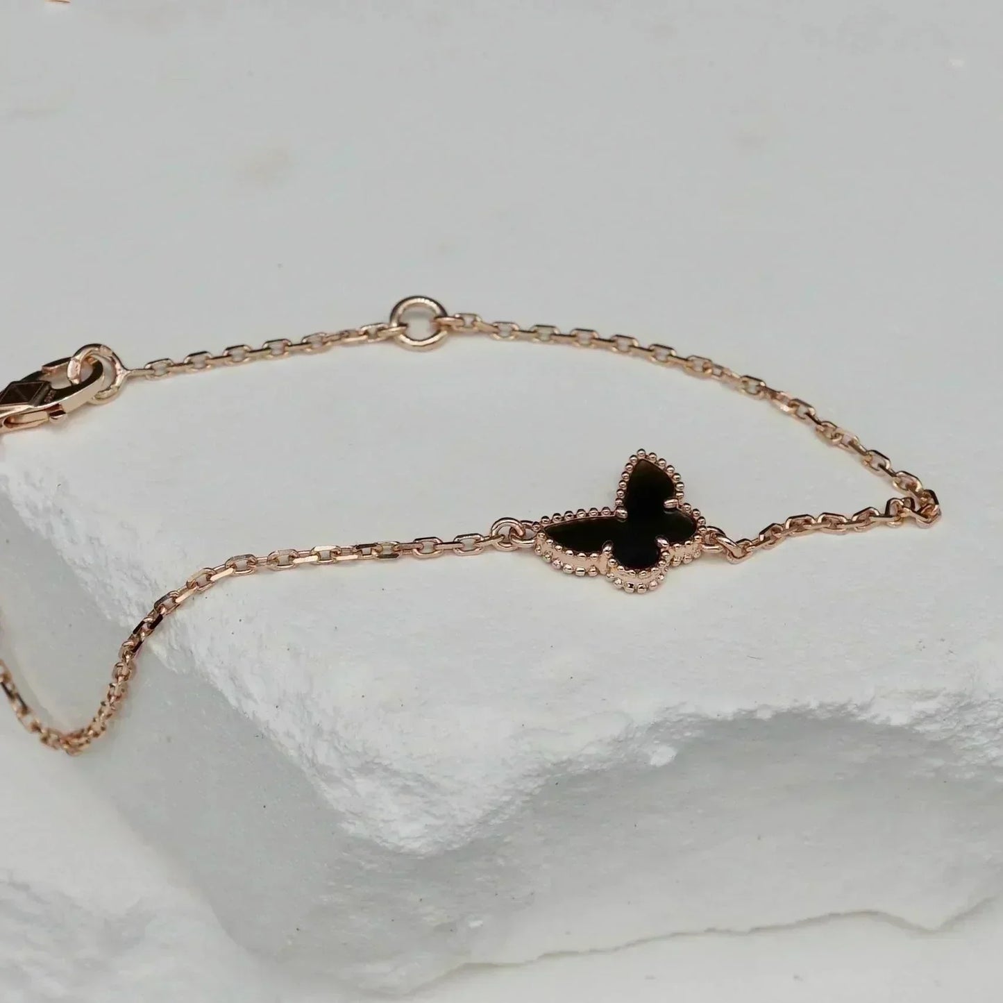 [Shinejoy]BUTTERFLY ONYX  BUTTERFLY BRACELET