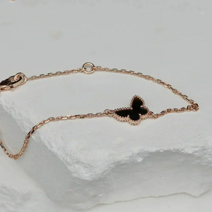 [Shinejoy]BUTTERFLY ONYX  BUTTERFLY BRACELET