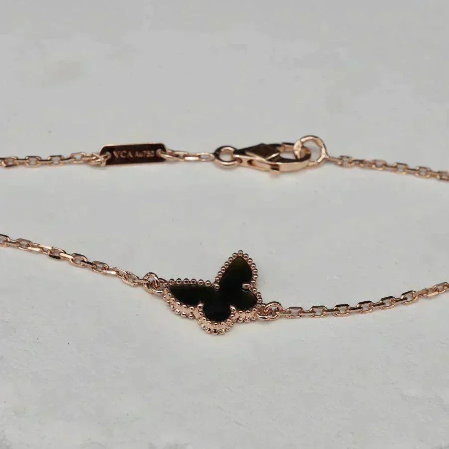 [Shinejoy]BUTTERFLY ONYX  BUTTERFLY BRACELET