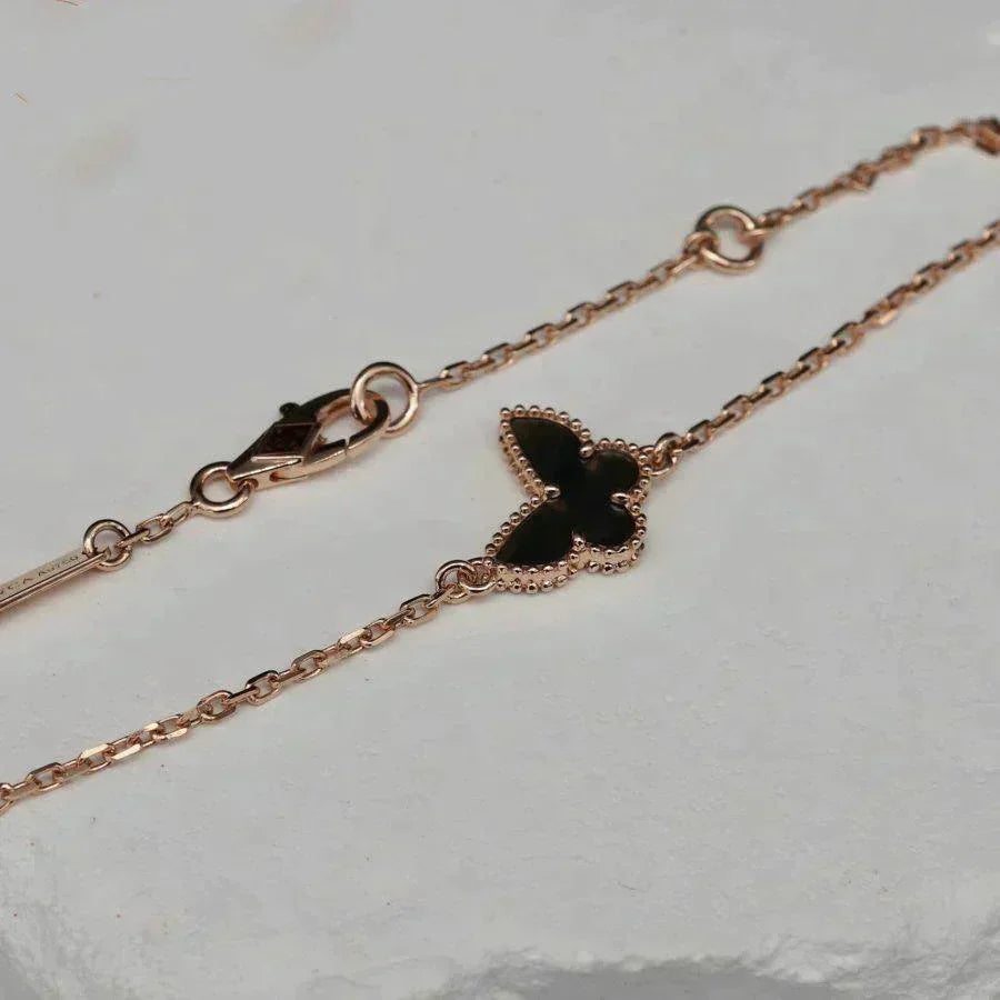 [Shinejoy]BUTTERFLY ONYX  BUTTERFLY BRACELET
