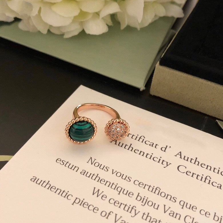[Shinejoy]PERLEE COULEURS DIAMOND ROSE GOLD BETWEEN THE FINGER RING