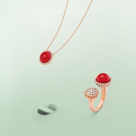 [Shinejoy]PERLEE COULEURS DIAMOND ROSE GOLD BETWEEN THE FINGER RING
