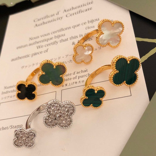 [Shinejoy]CLOVER BETWEEN THE FINGER RING