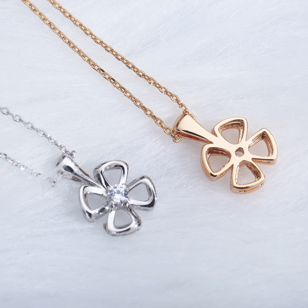 [Shinejoy]FIOREVER NECKLACE DIAMOND CENTER