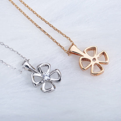 [Shinejoy]FIOREVER NECKLACE DIAMOND CENTER
