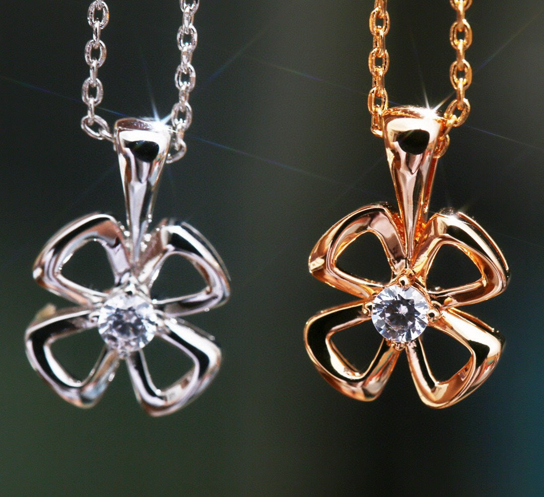 [Shinejoy]FIOREVER NECKLACE DIAMOND CENTER