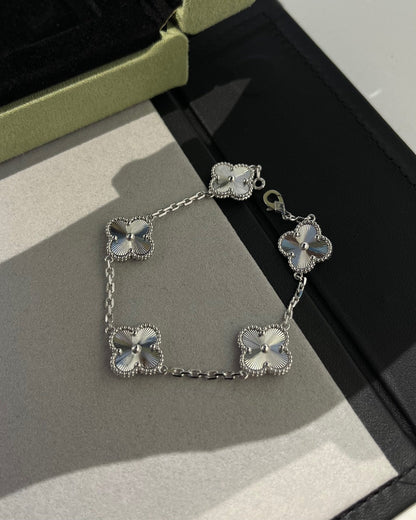[⭐Shinejoy] COLLECTION BRACELET LASER 5 MOTIFS CLOVER